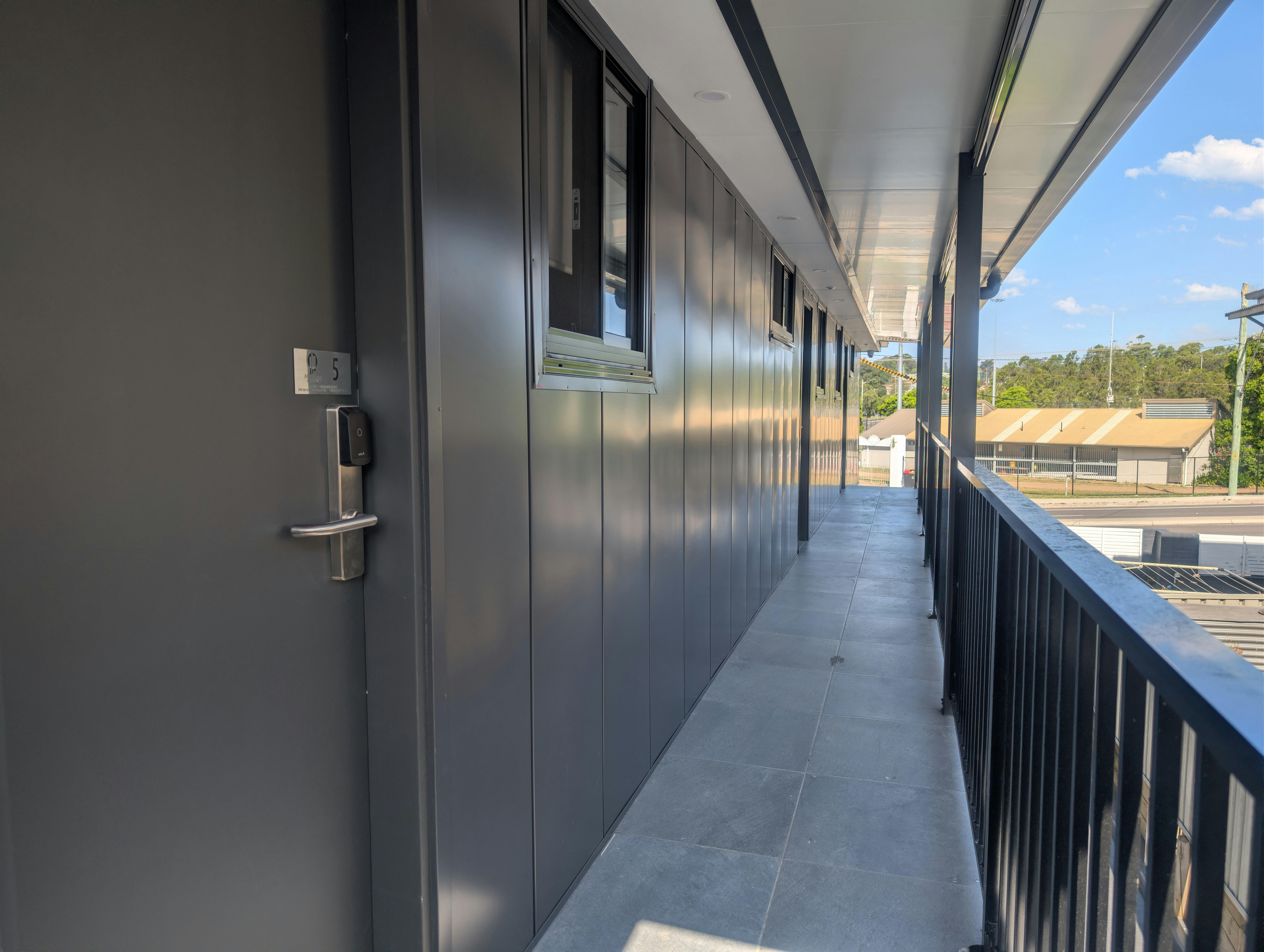 Rear Walkway to Apartments