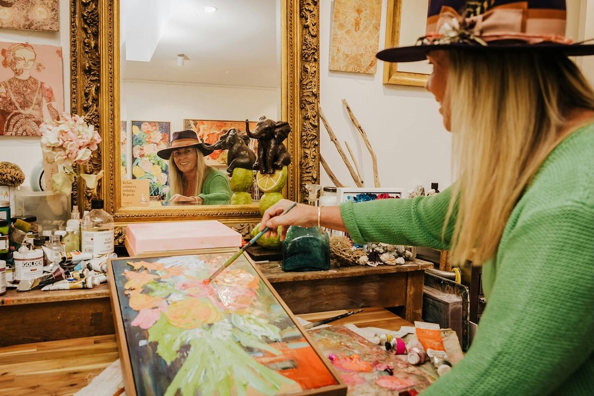 Kerry in her Kiama Studio