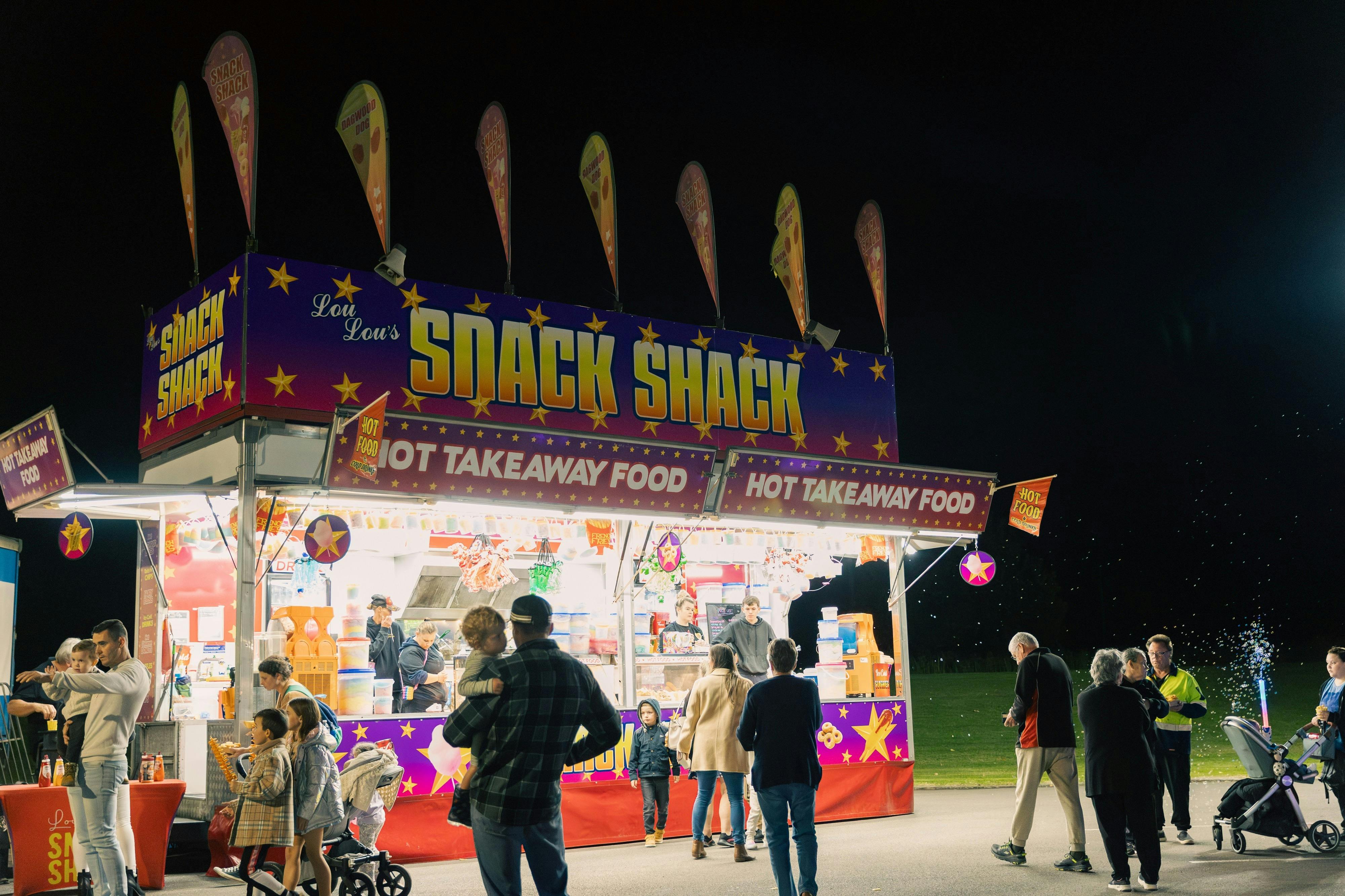 One of the many food trucks available at Firelight