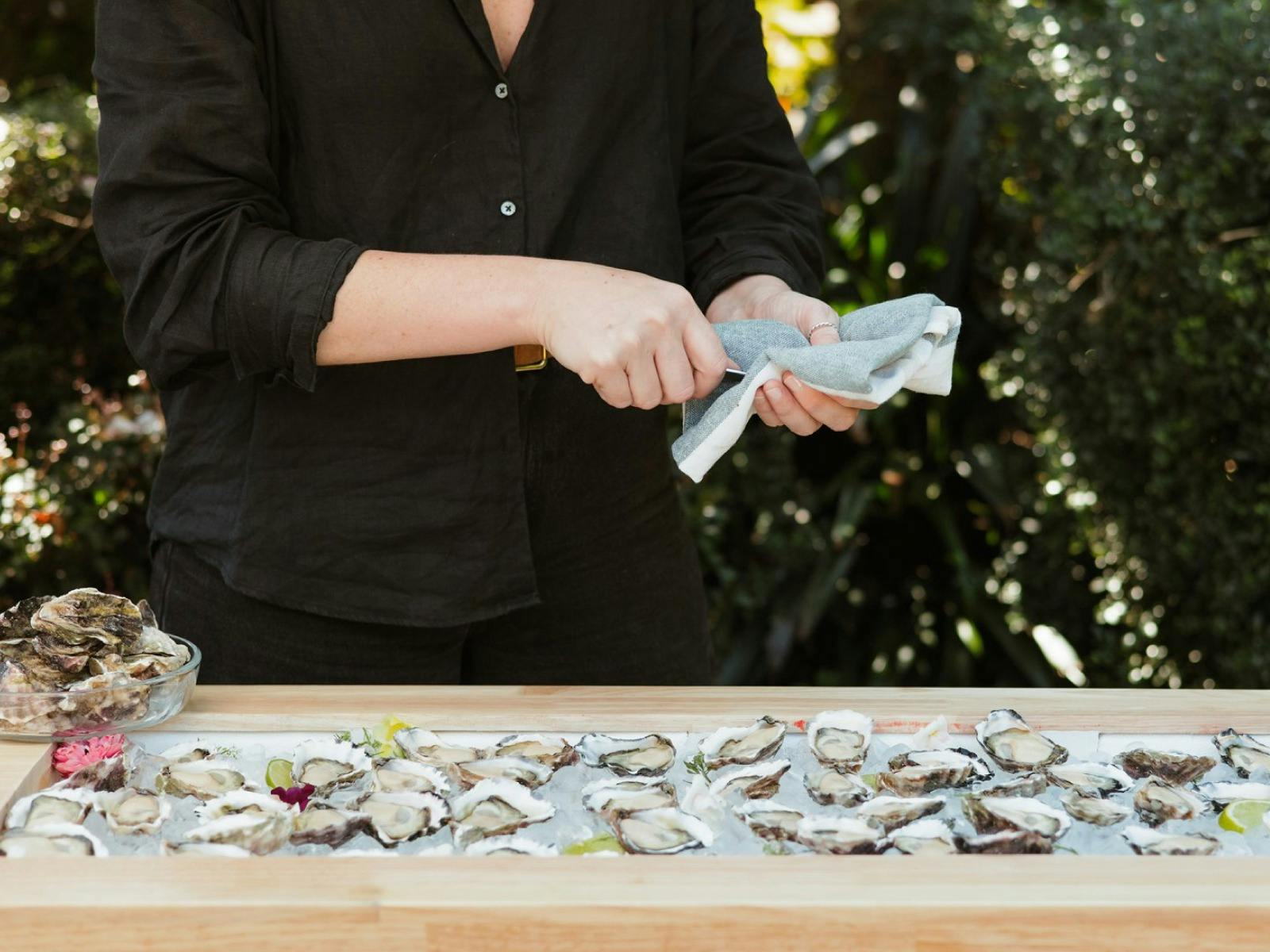 Live Oyster Shucking by Dawsons during Shuck Fest!