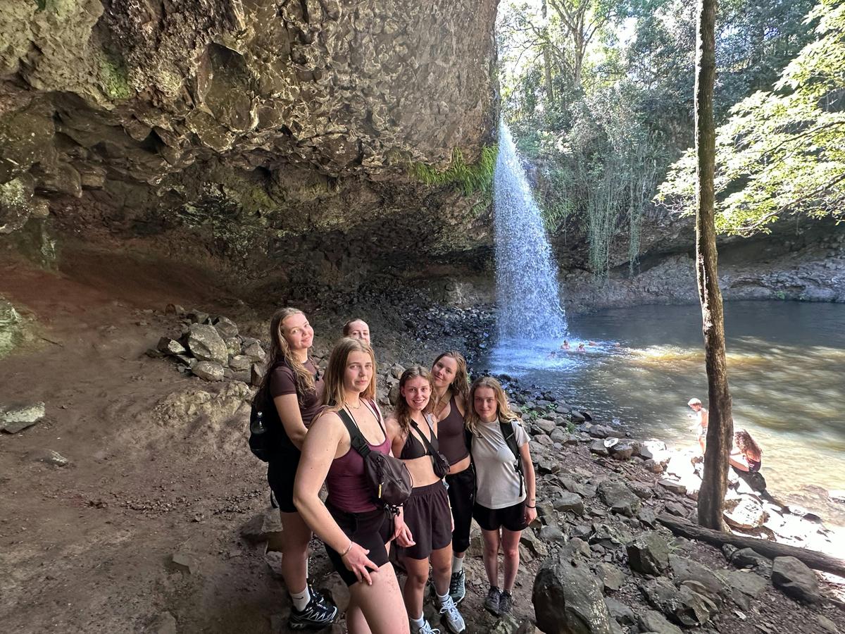 Waterfall smiles