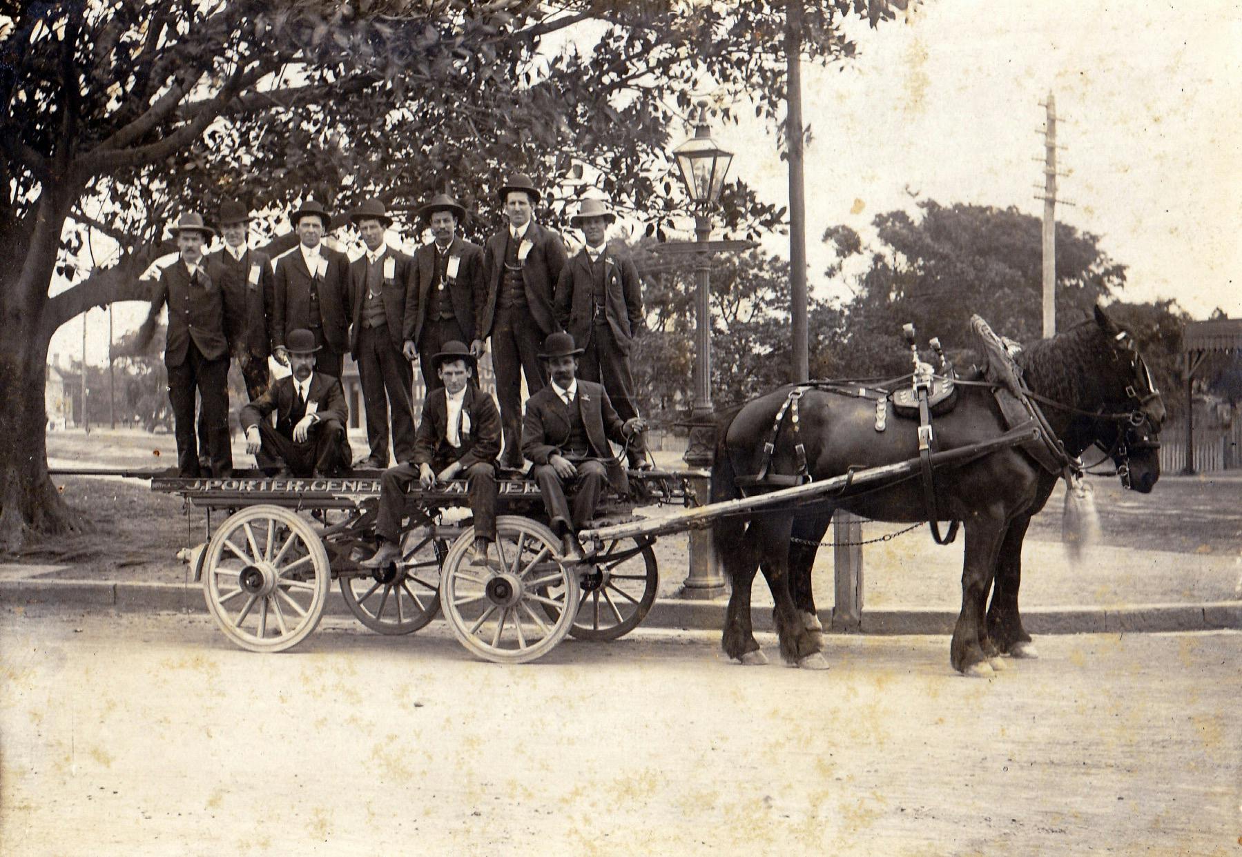 8 Hour Day Celebrations - Herbert at the Reins