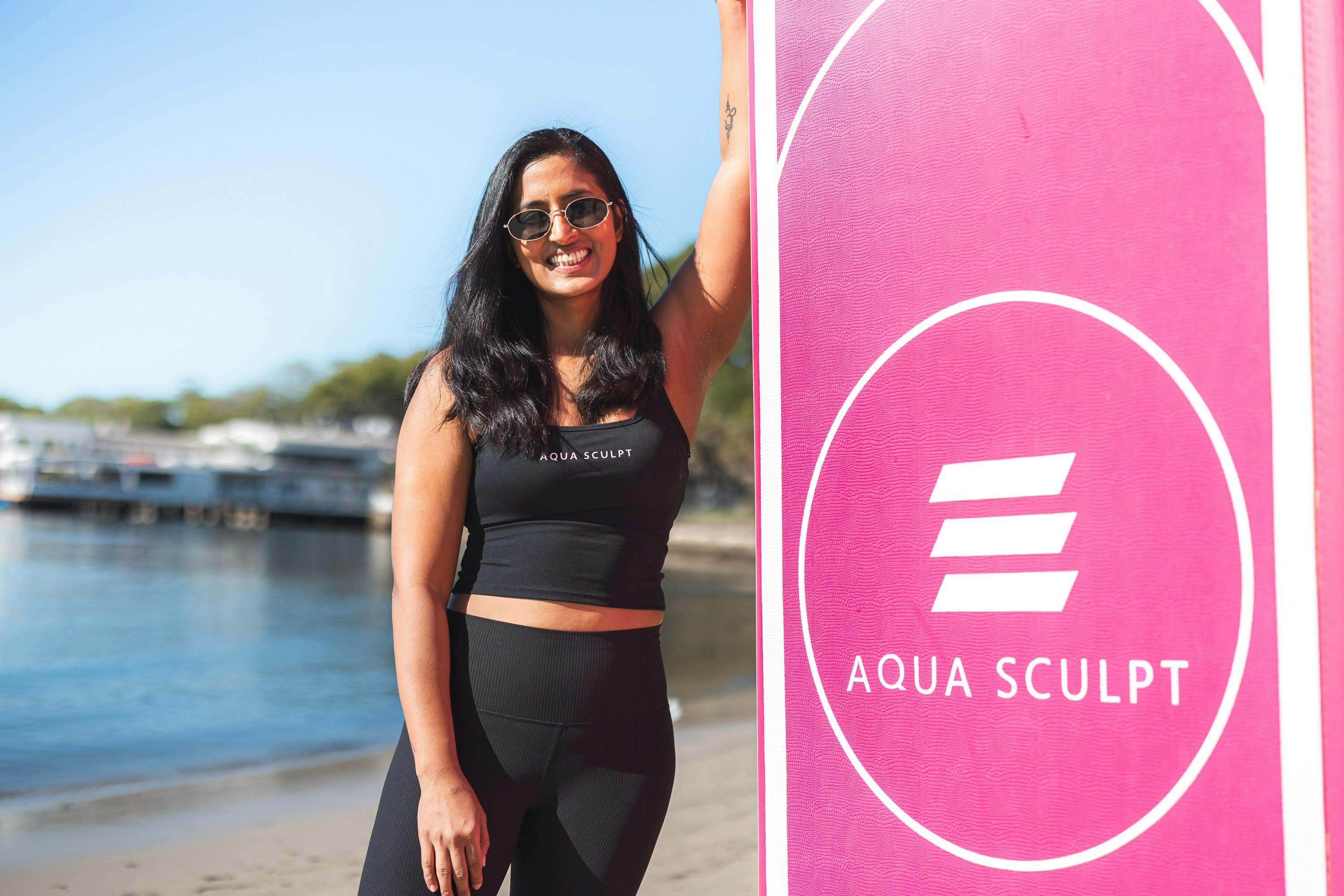 Enjoying the outdoors at Bellamy Beach