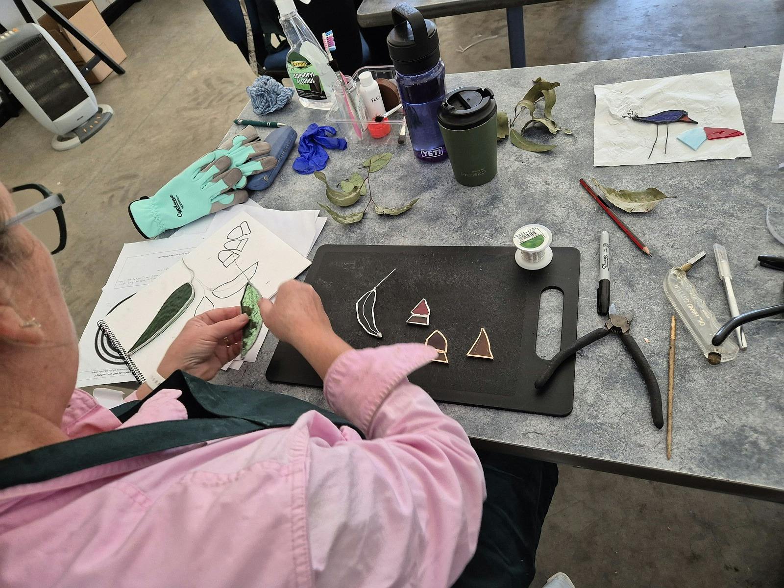 Leadlight of Day workshop