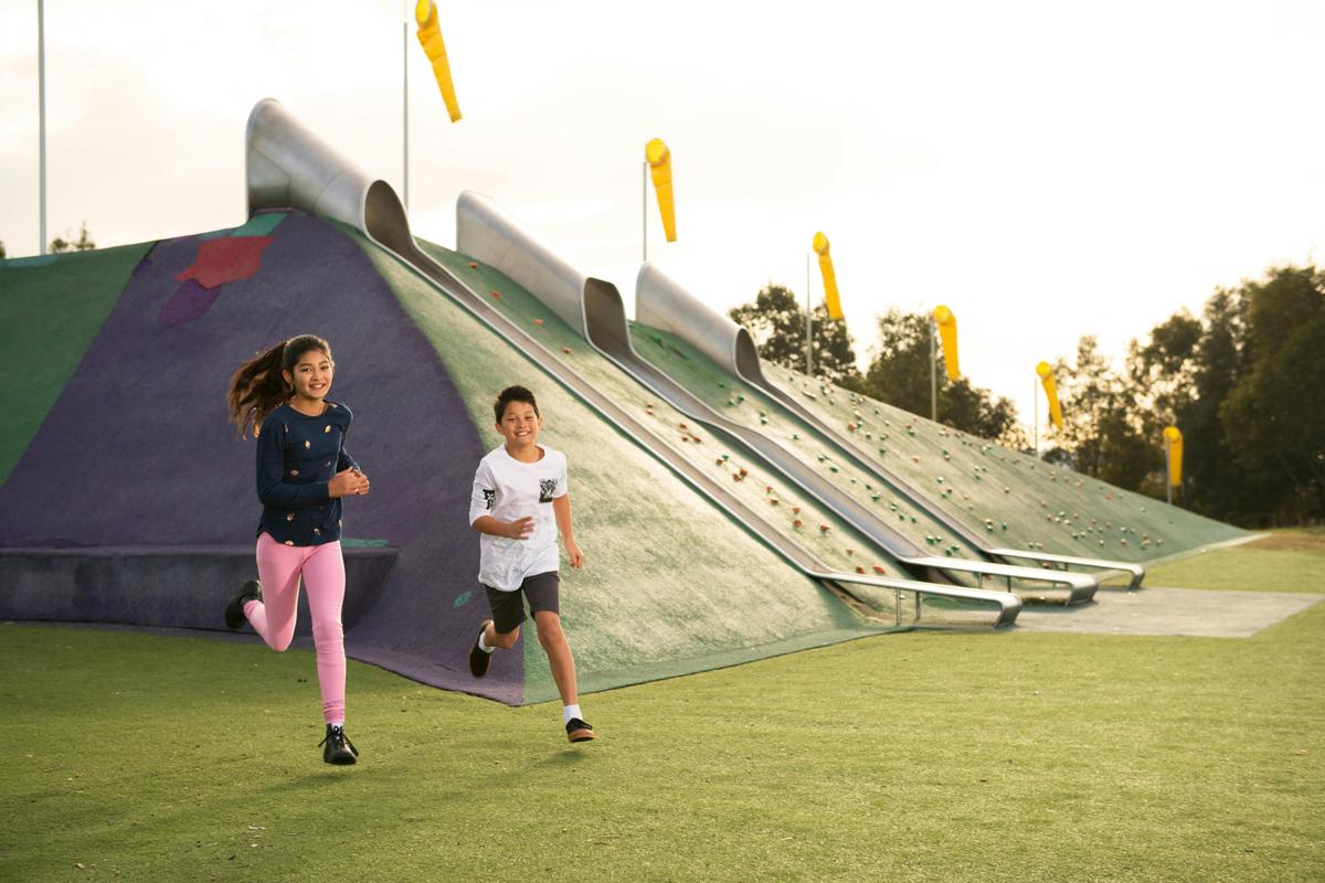 Kids at Blaxland Riverside ParkK