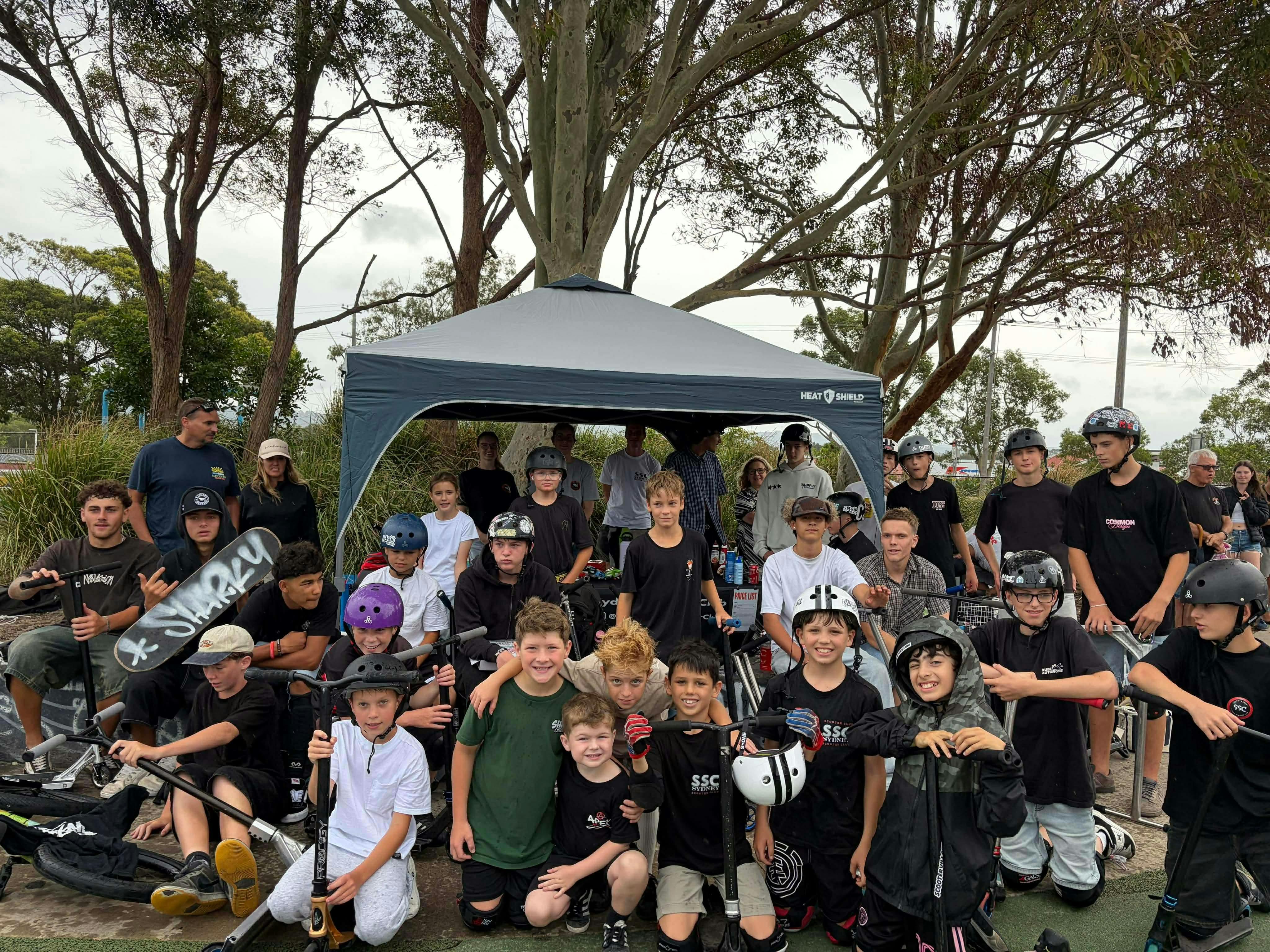 Bateau Bay Ride Day - Rain doesn't dampen the community spirit