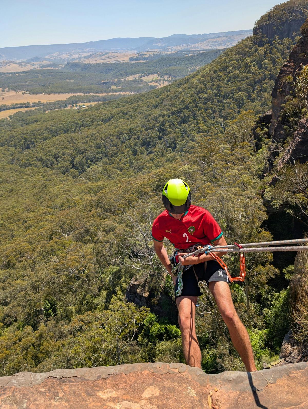 Abseiling in the Blue Mountains