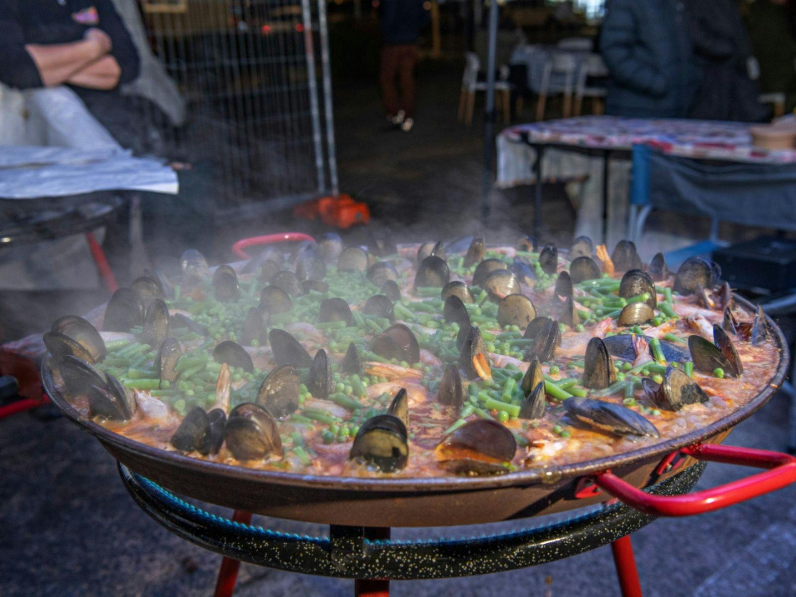 Paella on the streets