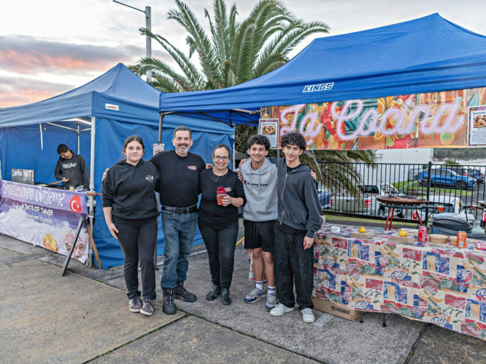 Family affain, food at Street beats and Eats