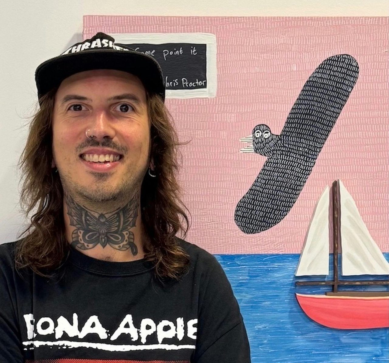 Exhibiting artist Chris Proctor