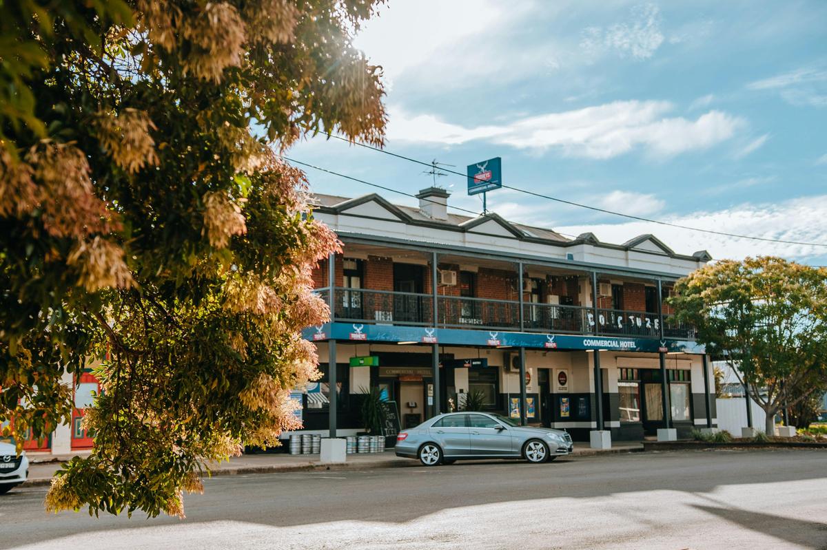 Front view of pub