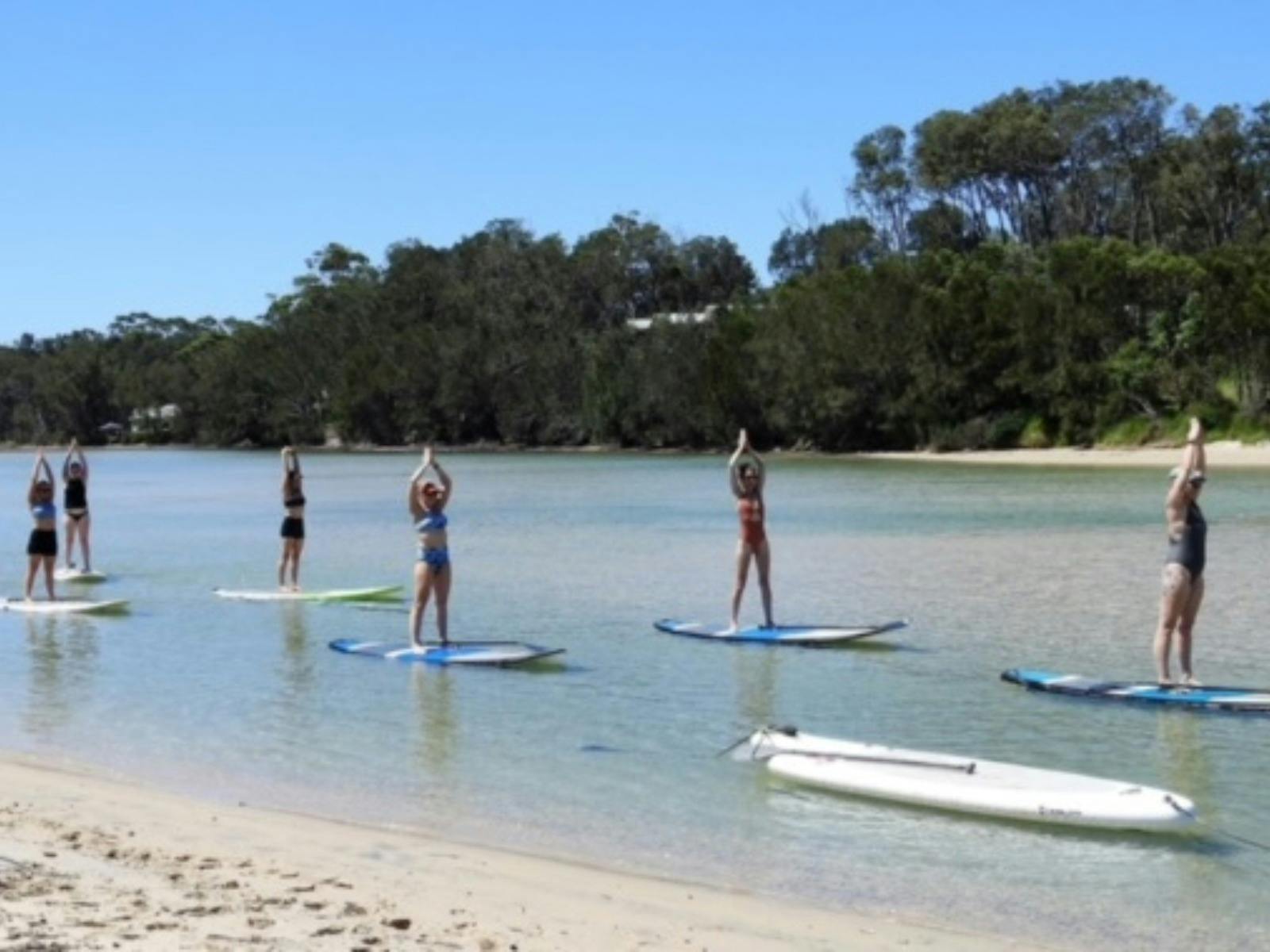 SUP yoga with Maddie