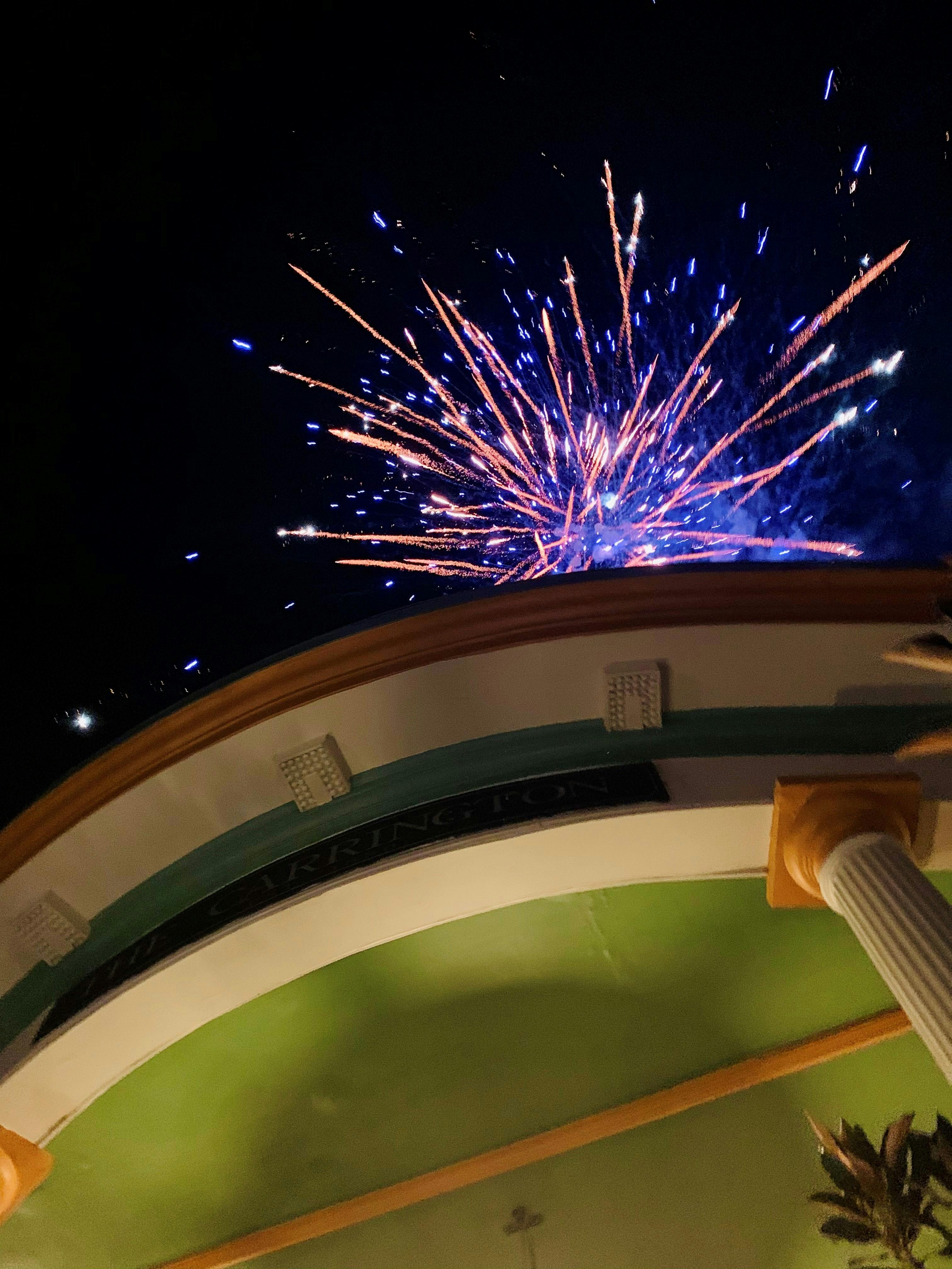 Fire Works at The Carrington