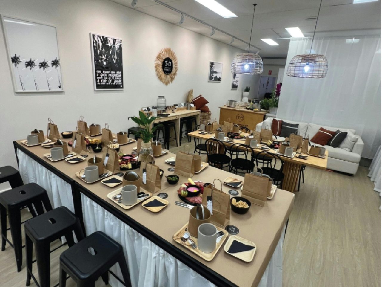 Just Enough beach Yamba Events Cocktails and candles workshop