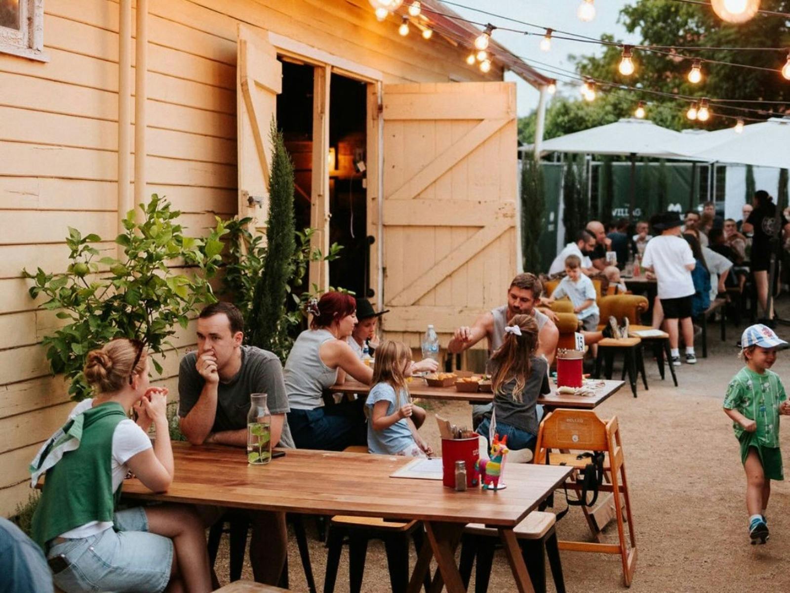 Outside seating area