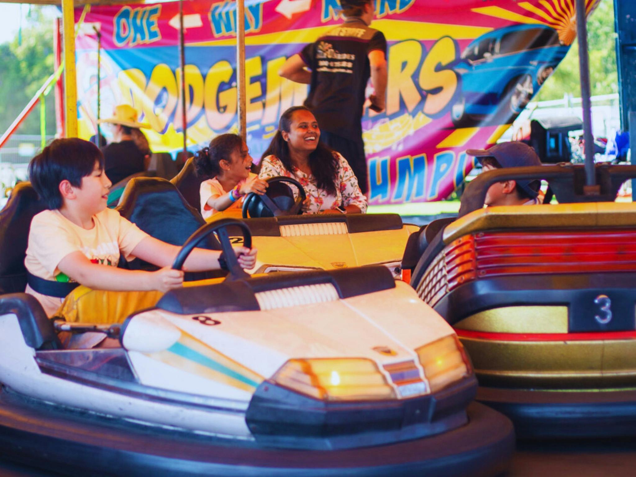 Rides and sideshow games for all ages