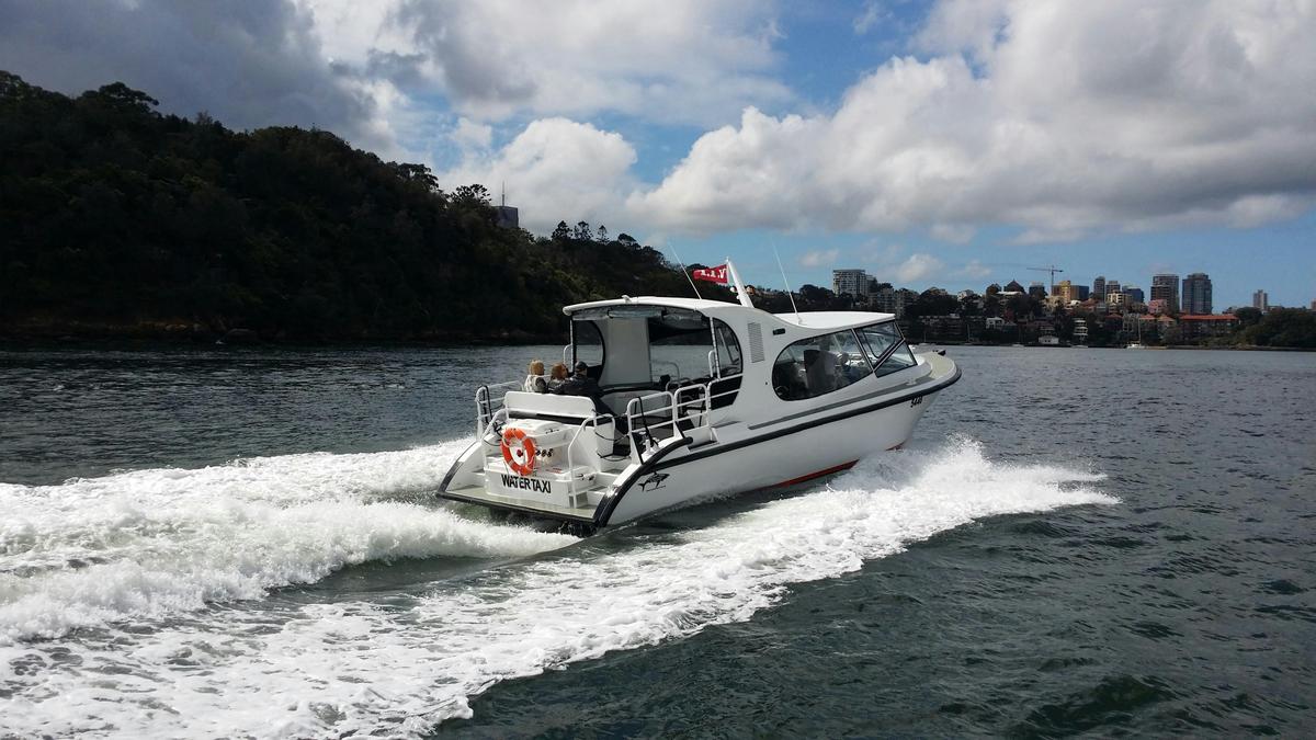 Water taxi on Sydney Harbour