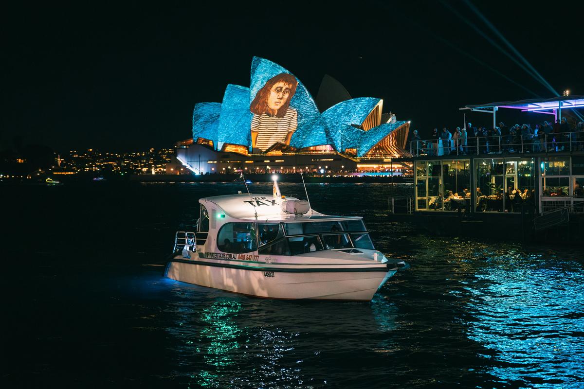 Water taxi on Sydney Harbour