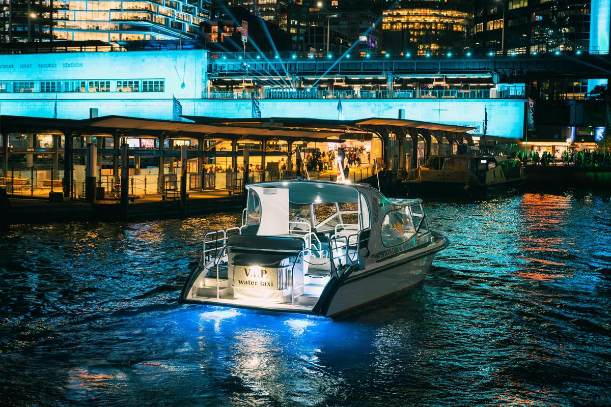 Water taxi on Sydney Harbour