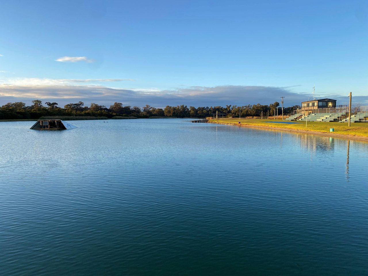 Max Kirwan Ski Park Mulwala -Yarrawonga. World class water ski facility available to hire.