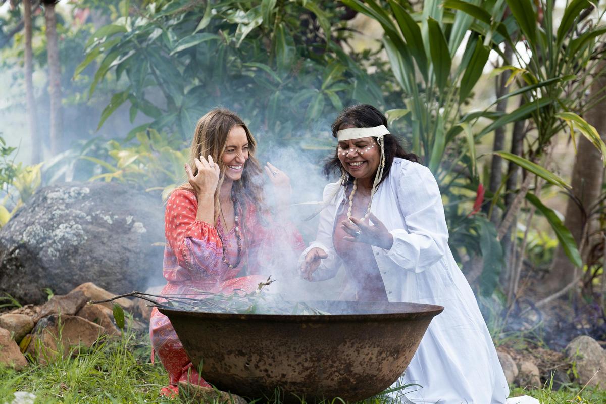 Bundjalung Smoking with Elders
