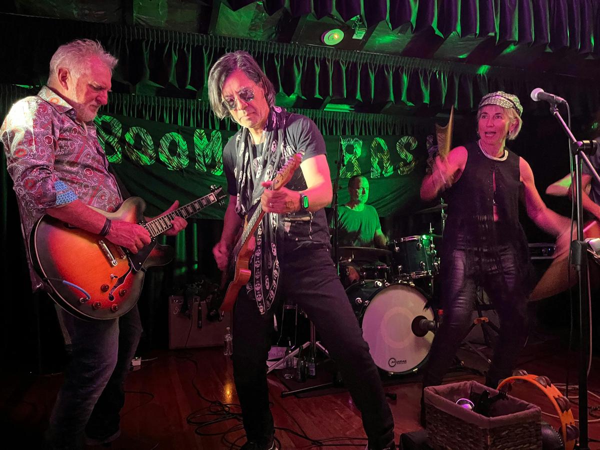 The Sunbakers perform at Boomers Bash