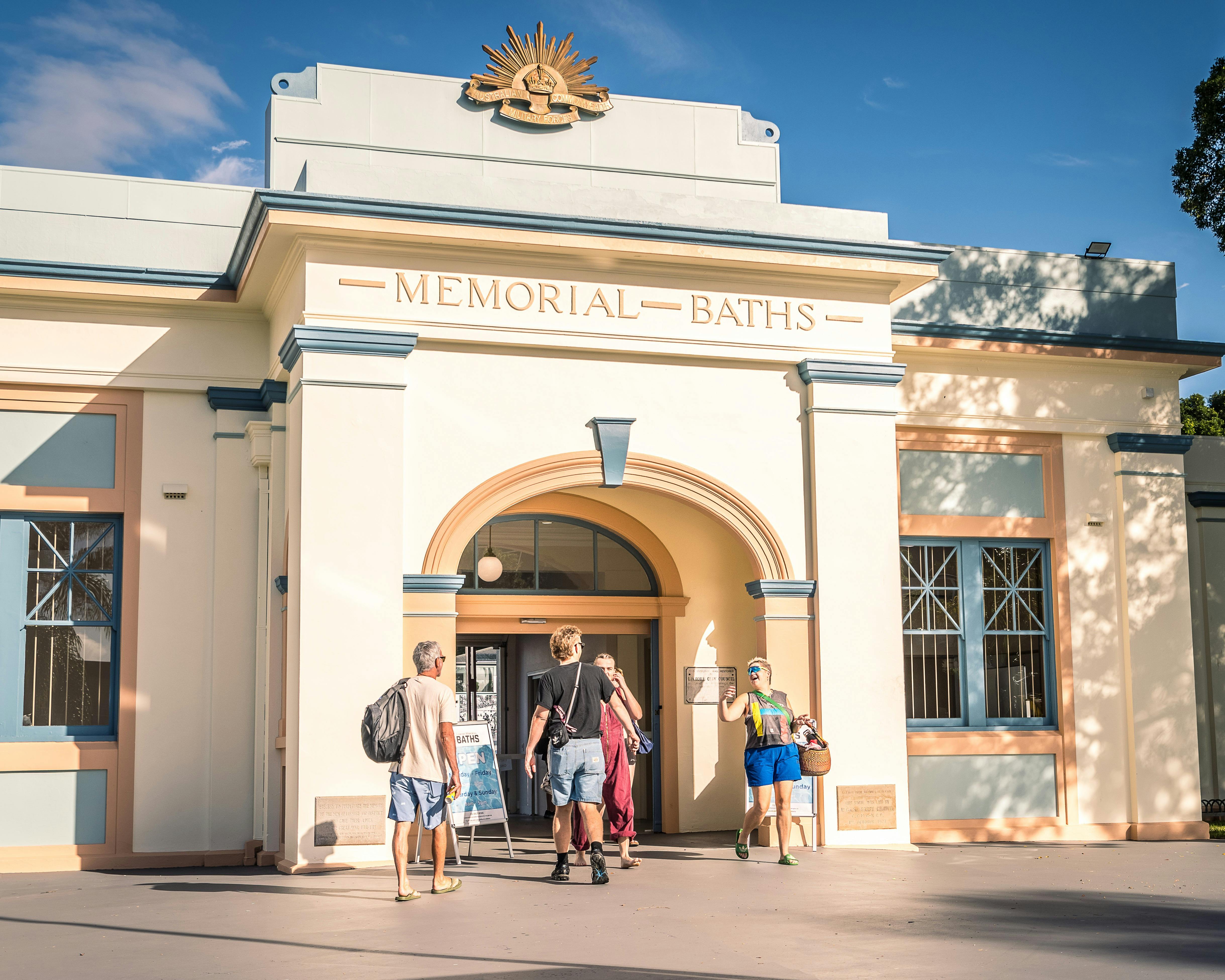 Lismore Memorial Baths Entrance