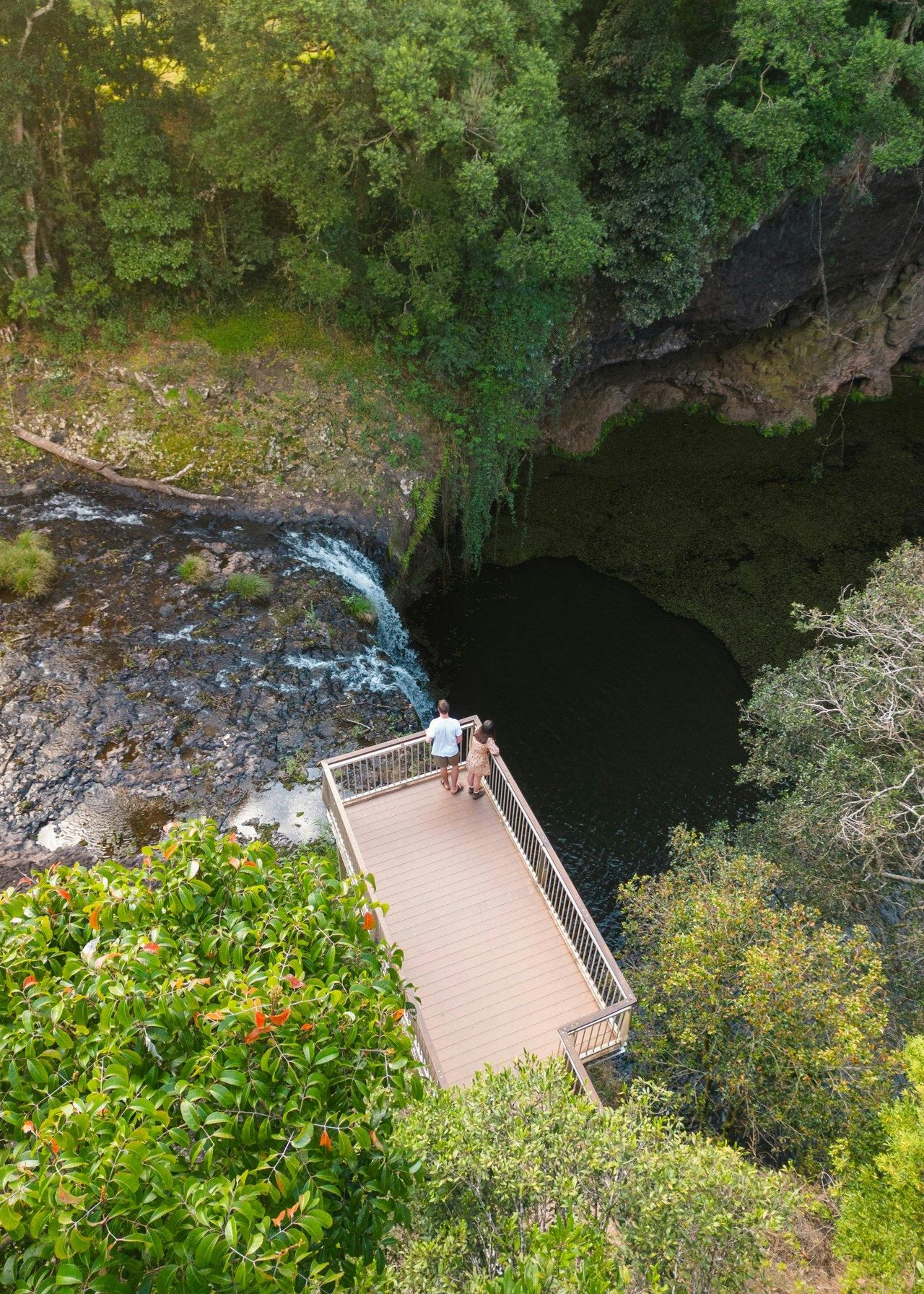 Killen Falls from above