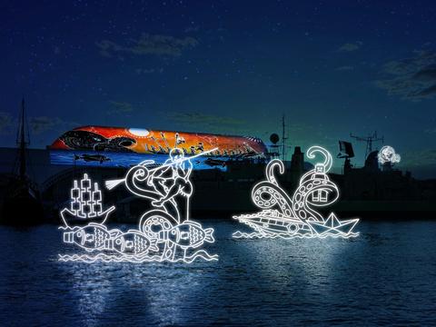 Vivid Sydney at the Maritime Museum