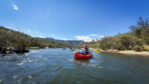 Packraft in the wilderness