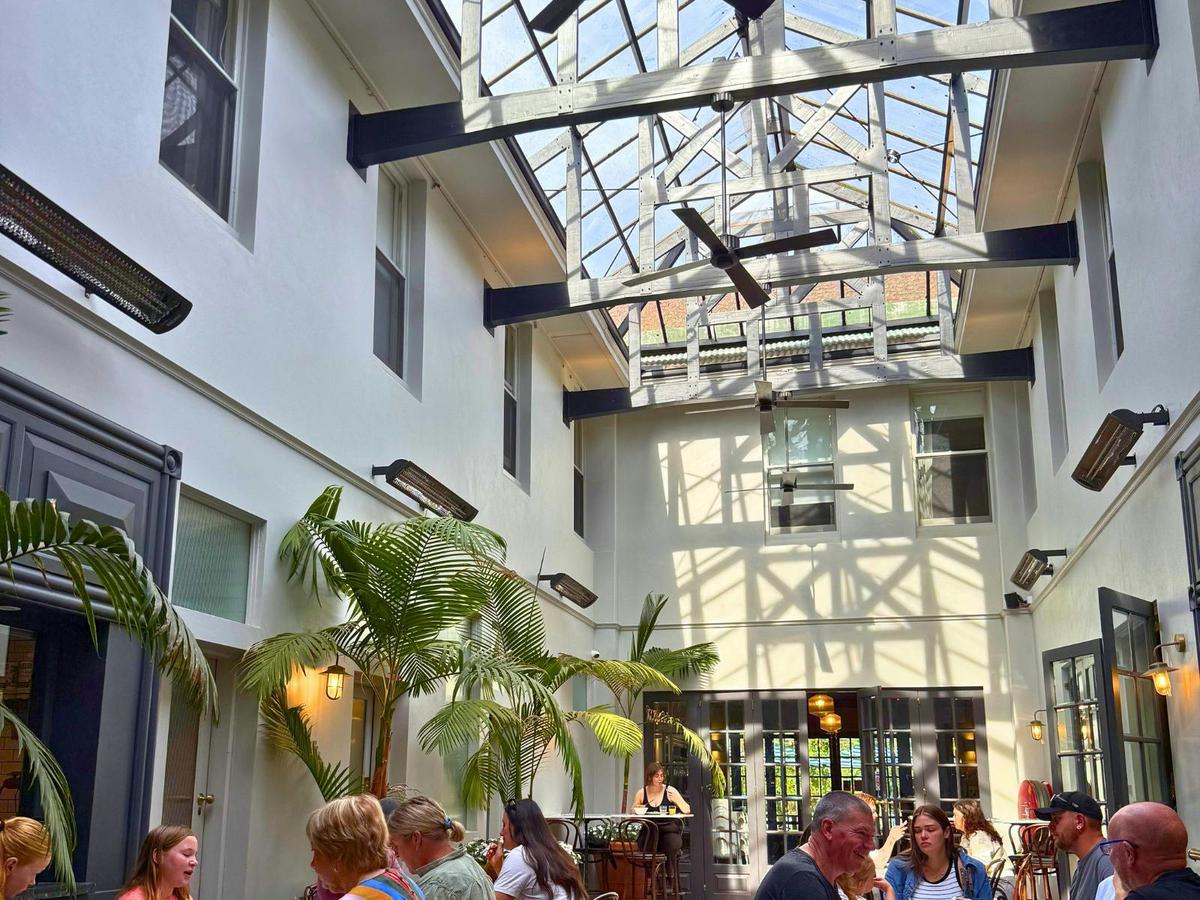 Gorgeous sun-lit atrium