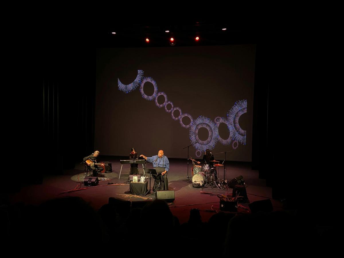 Kutcha Edwards in the theatre