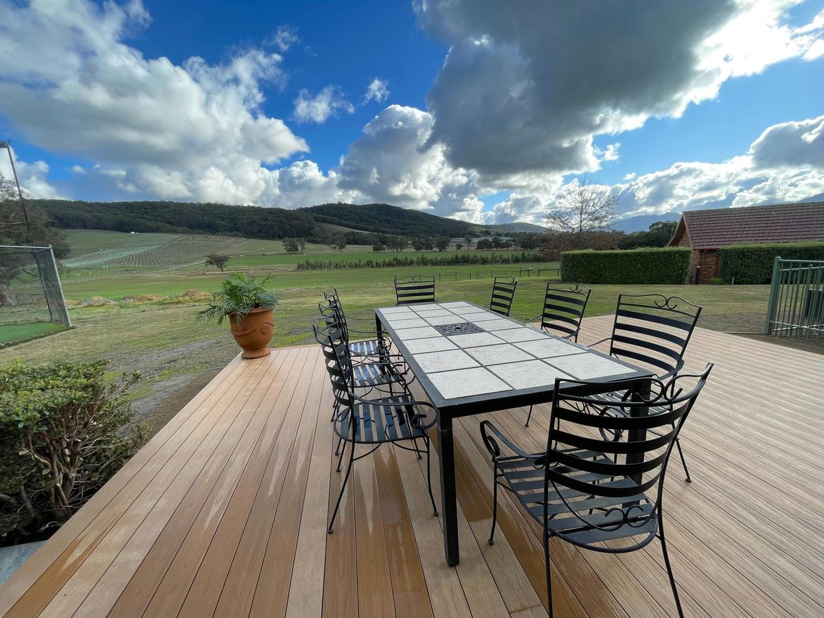 Cottage deck-for lazy lunches and the best chats ever!