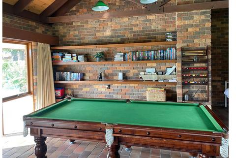 Billiards anyone? Perfect way to finish a day and keep healthy competition alive.