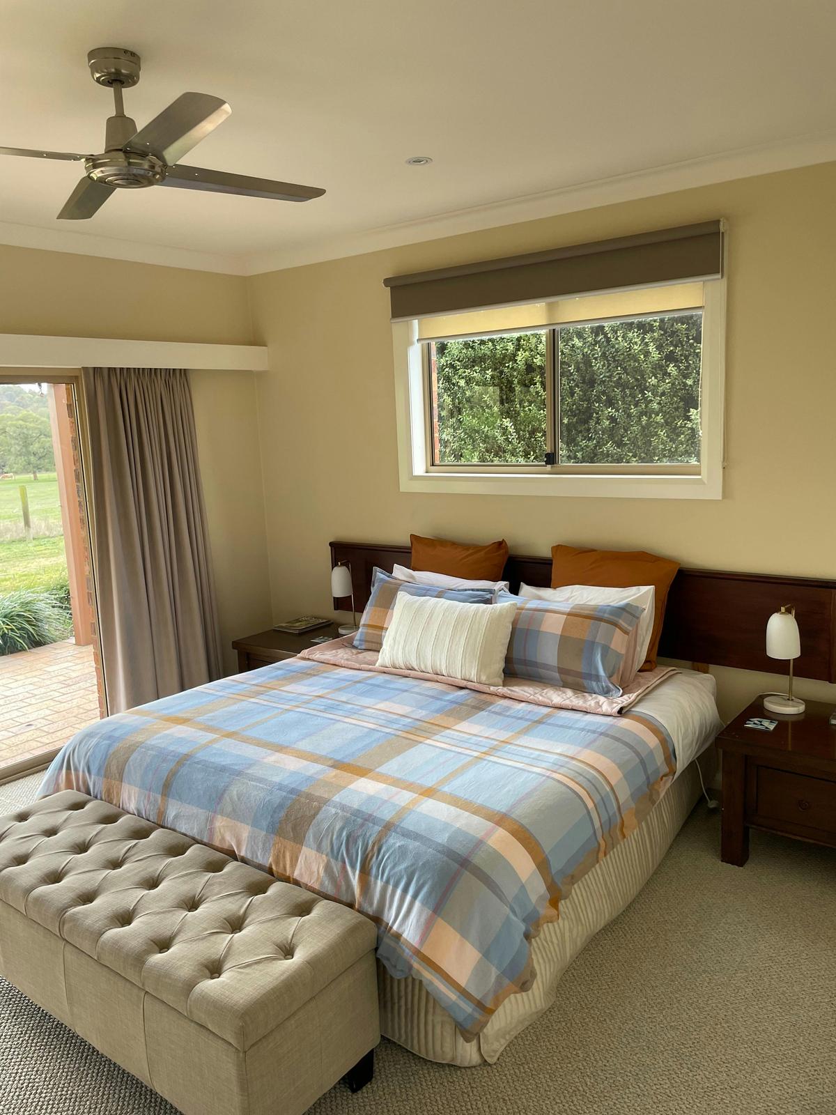 King bed with luxe linen and all the comforts you would expect