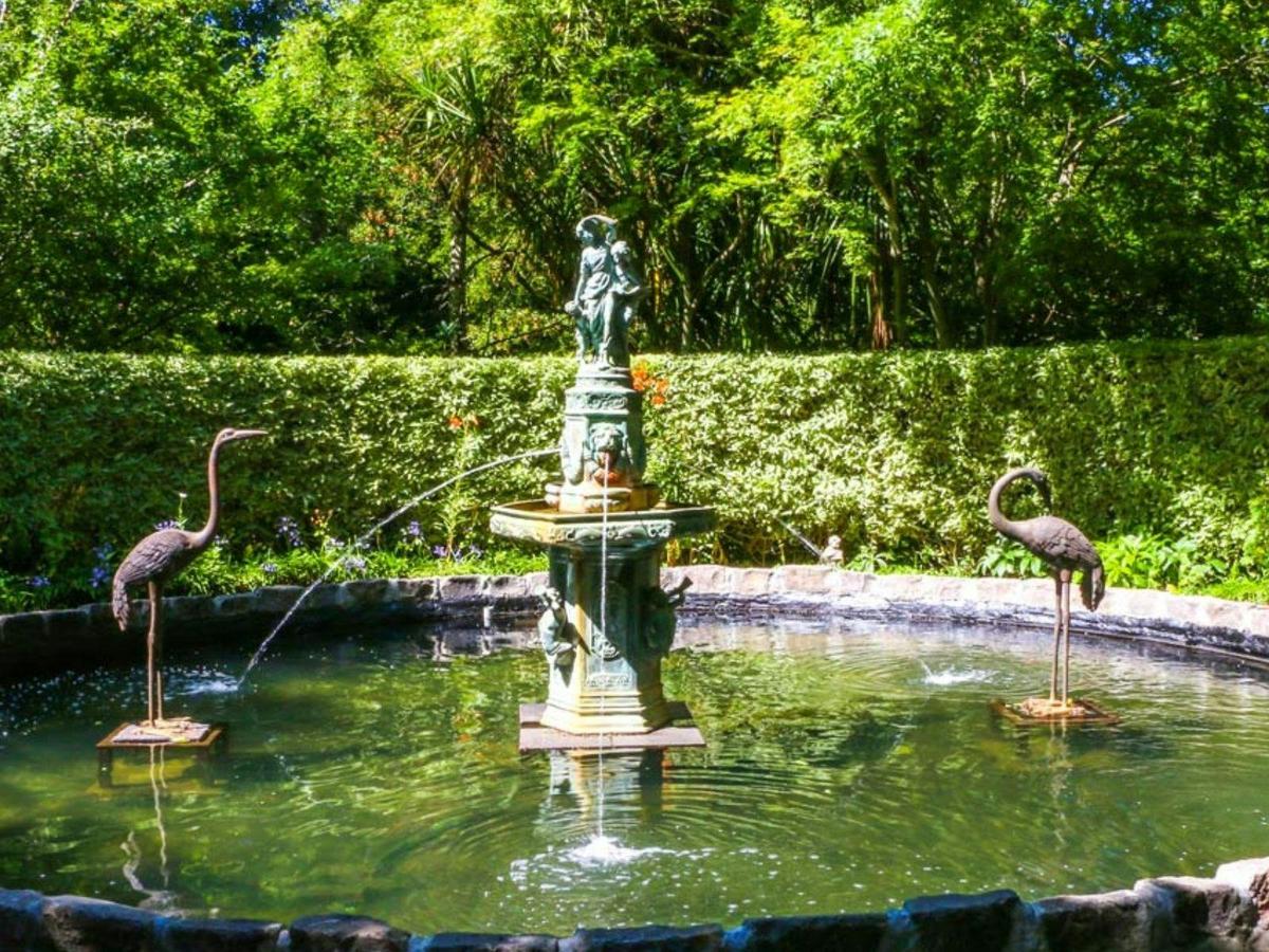 Pond and moving water