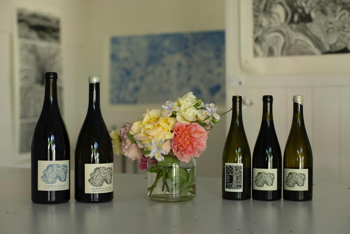 Selection of wines available