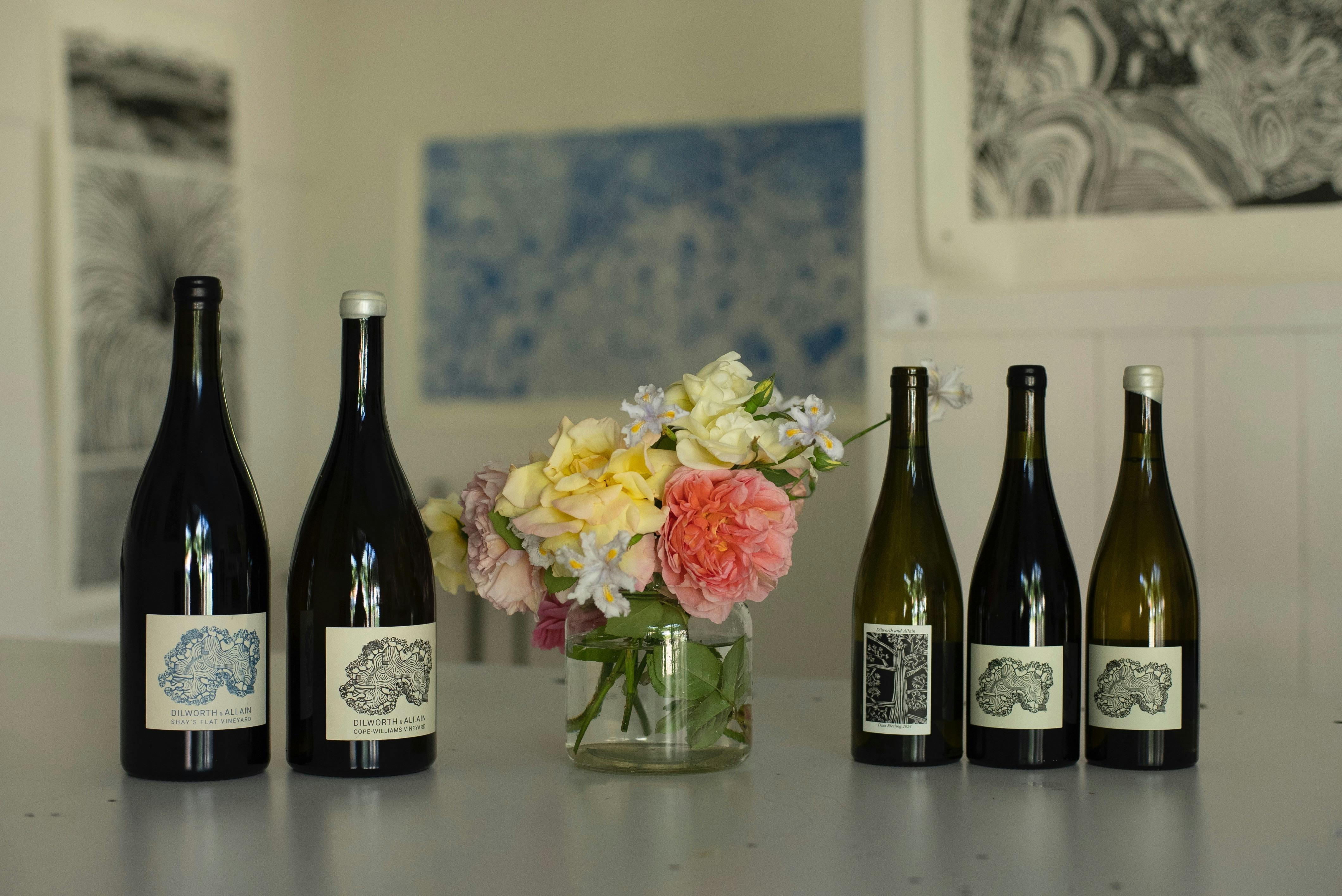 Selection of wines available