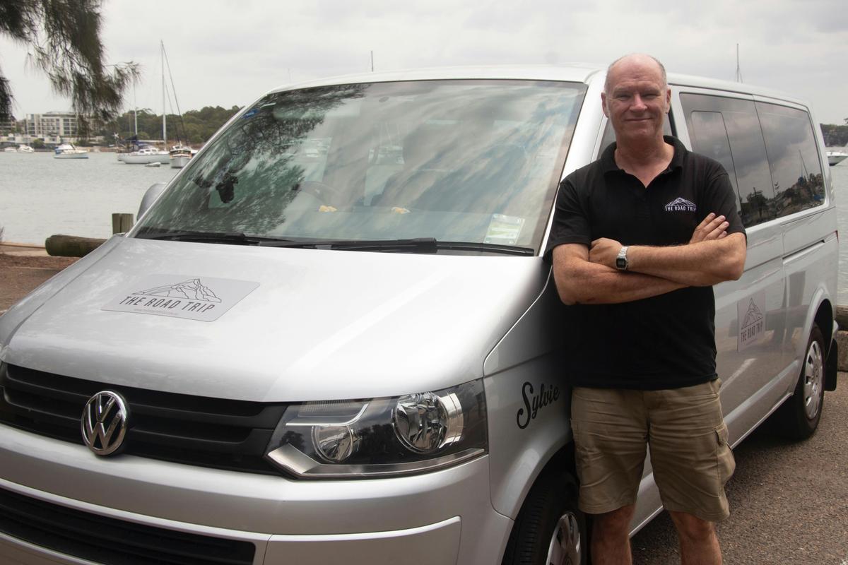 Steve Our Sydney Based Guide next to the Harbour Bridge