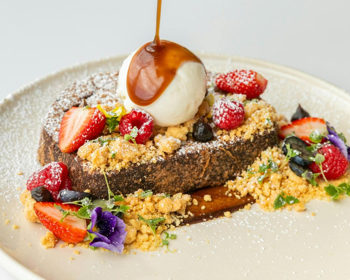 Sticky Date French Toast