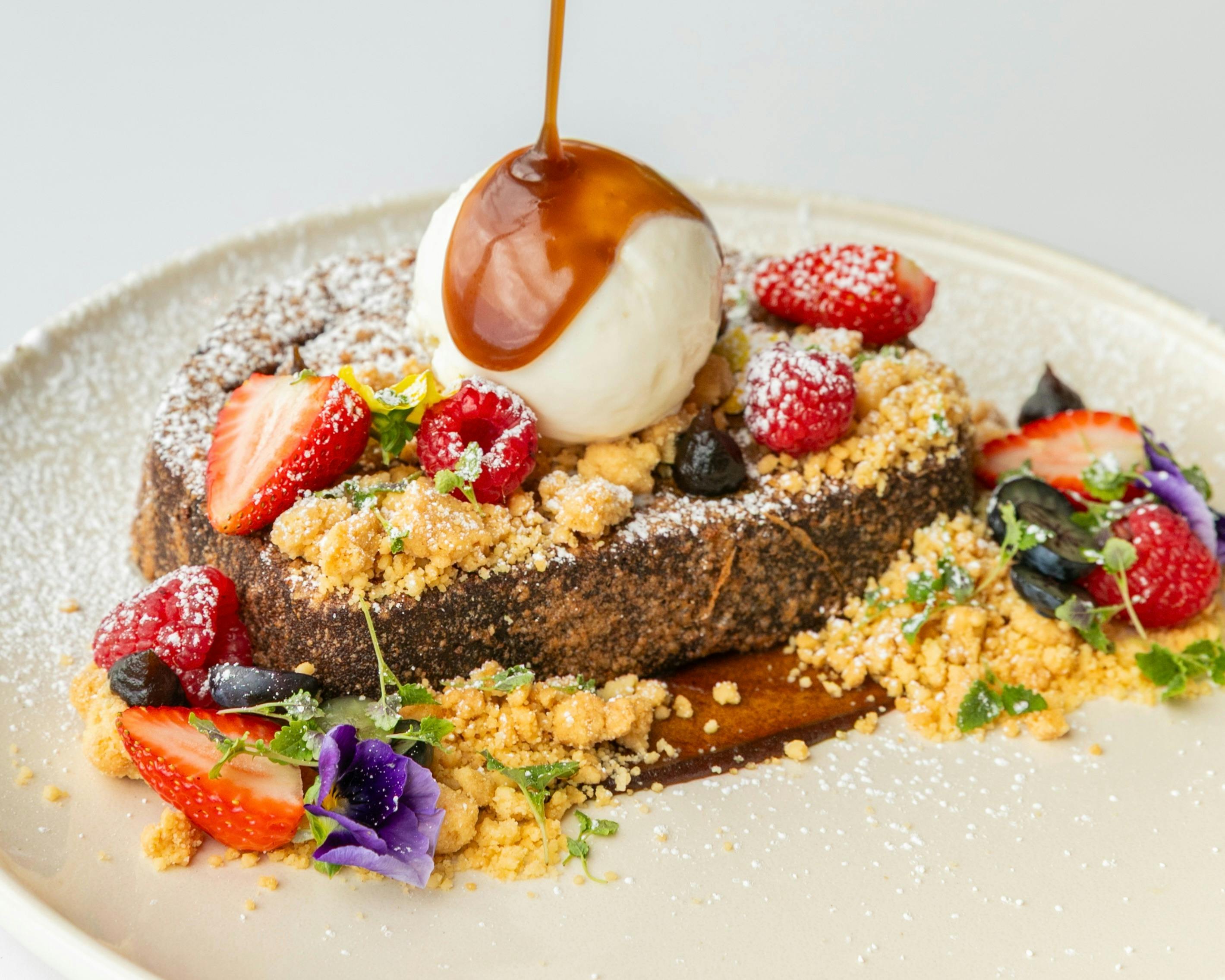 Sticky Date French Toast