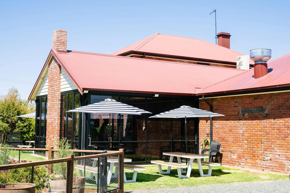 Our beer garden