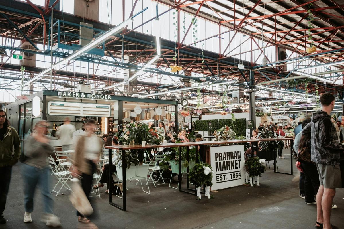 Bustling Prahran Market