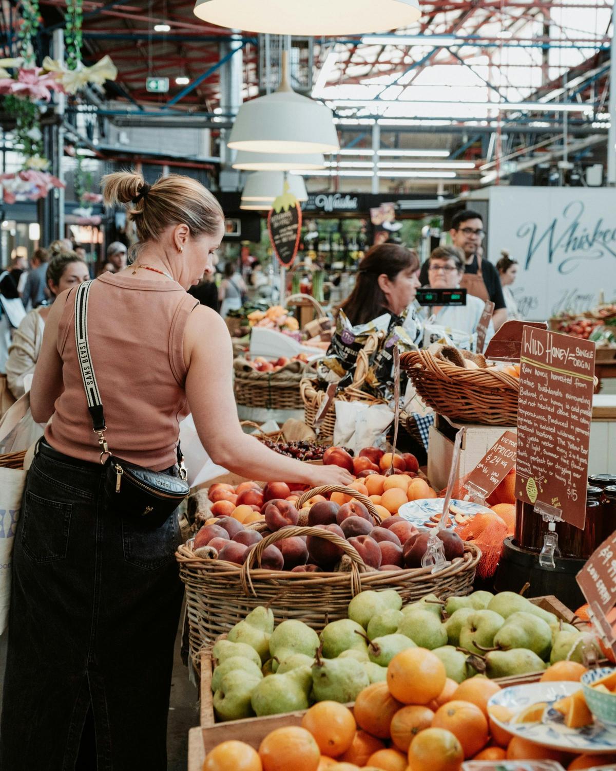 Fruit and veg at Prahran Market