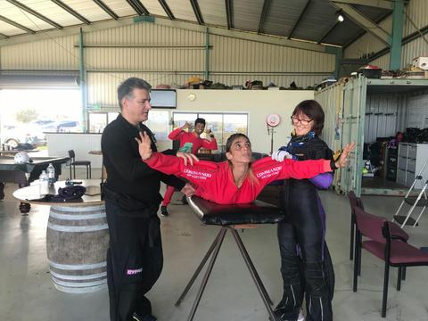 Solo skydive