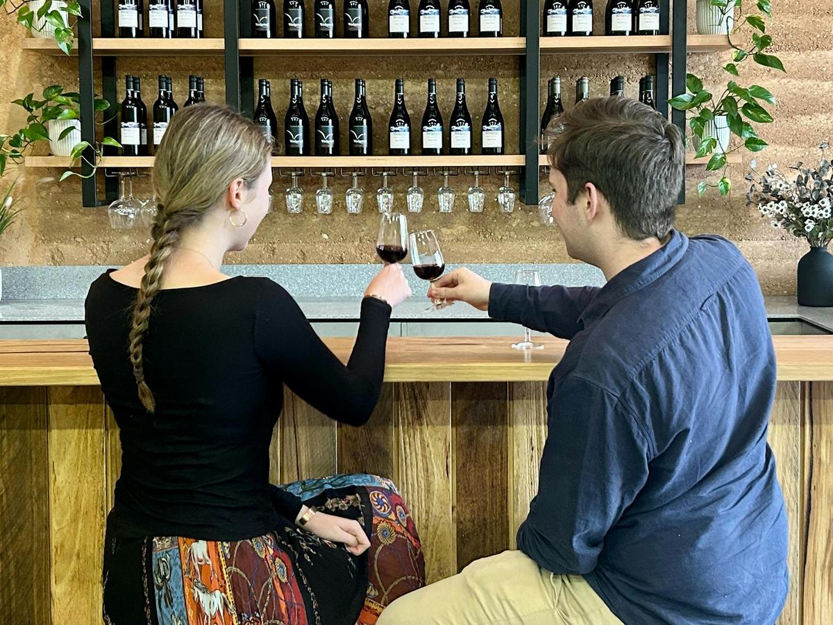 Cheers to a wine tasting at Wedgetail Estate