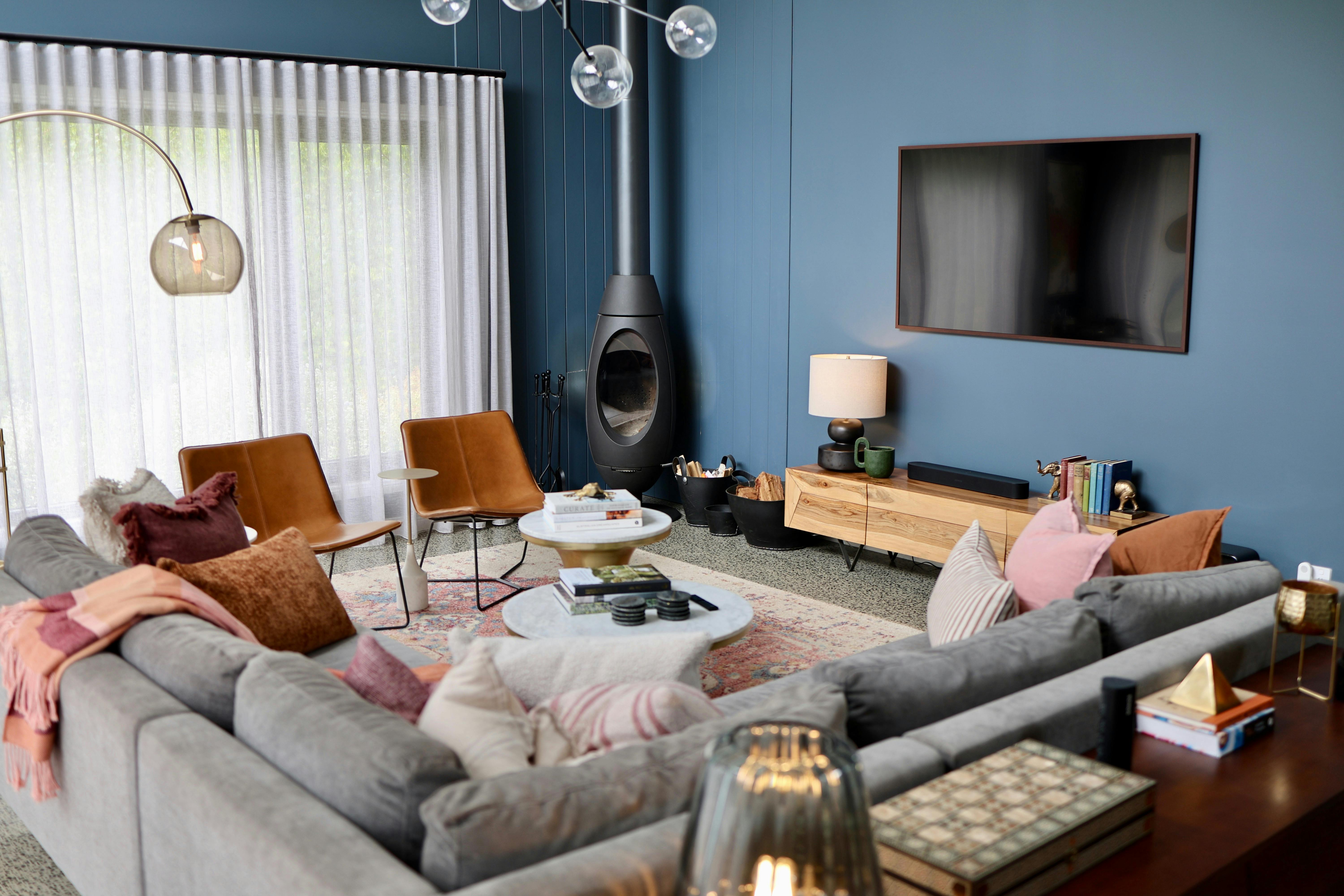 Greenleaf's living room is the place to gather and relax.