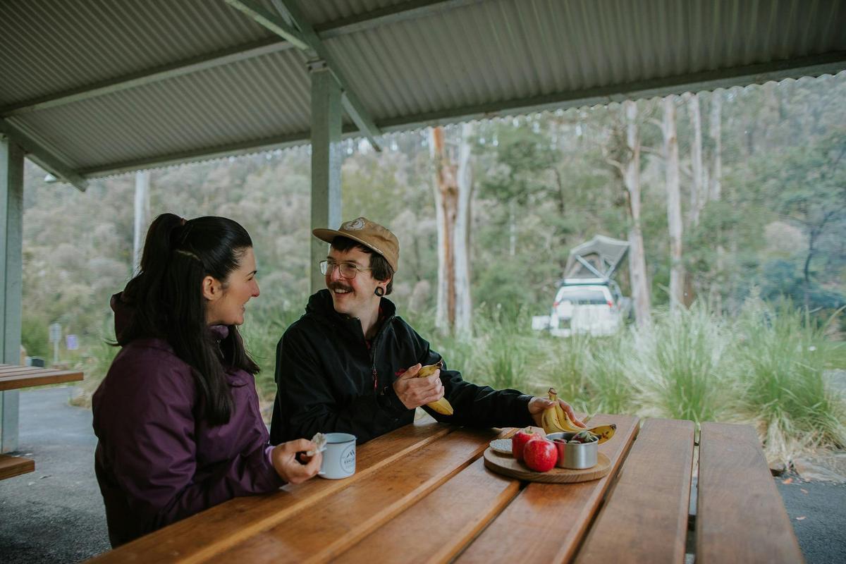 Enjoy the under cover picnic area