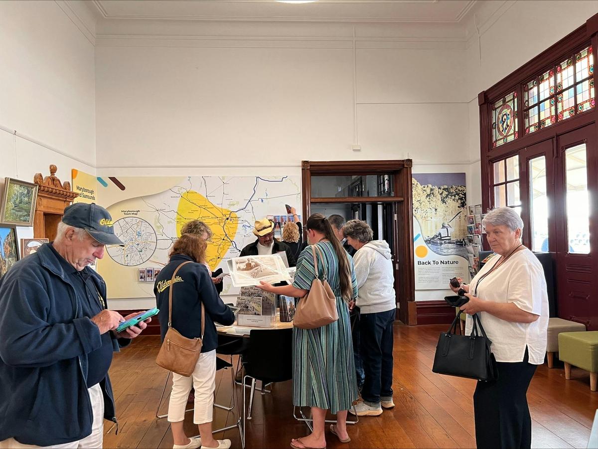 Conclusion of the Maryborough Train Station Tour inside the Central Goldfields Visitor Centre