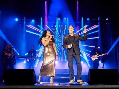Electrifying 80s! Paulini and Tim Campbell